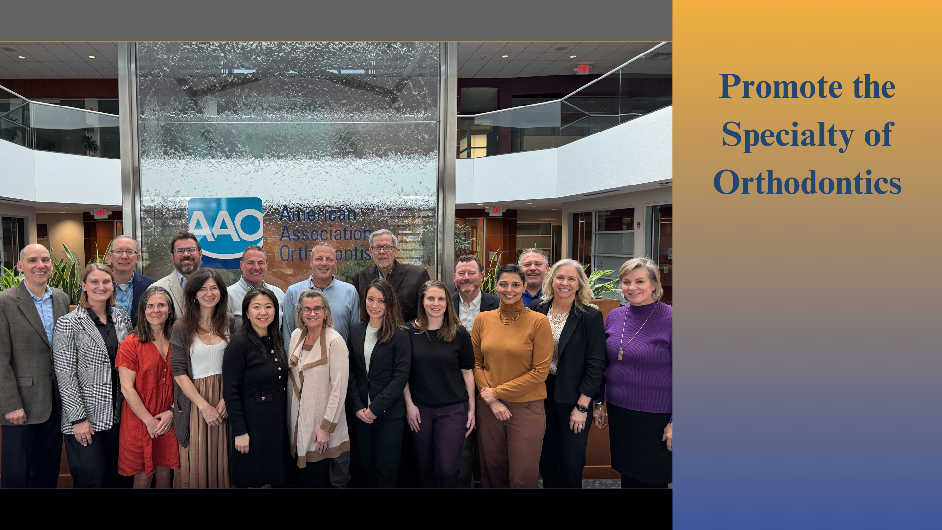 Promote the Specialty of Orthodontics